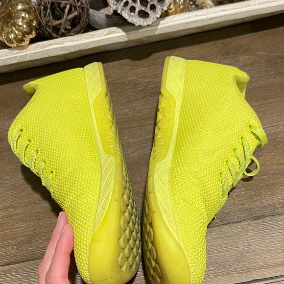 Bright Yellow Athletic Sneakers - Picture 3 of 4